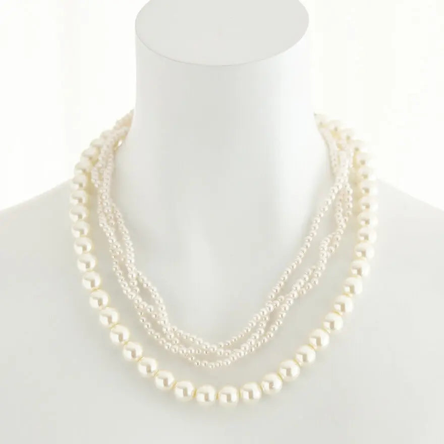 結婚式ネックレスnecklaceアクセサリーパールネックレスパール結婚式お呼ばれ