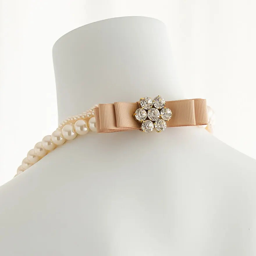 結婚式ネックレスnecklaceアクセサリーパールネックレスパール結婚式お呼ばれ