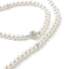 ネックレス結婚式パールアクセサリーロング長めパーティーシンプルレディース2連100cm2WAYウェディングパールネックレス