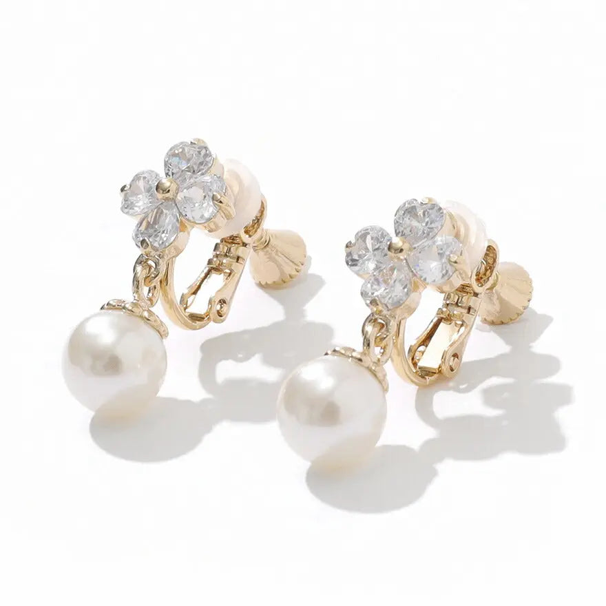 ヘアアクセサリー結婚式パールUピンアクセサリーヘアアクセサリーゲストパーティーヘアアクセゴールドお呼ばれ二次会