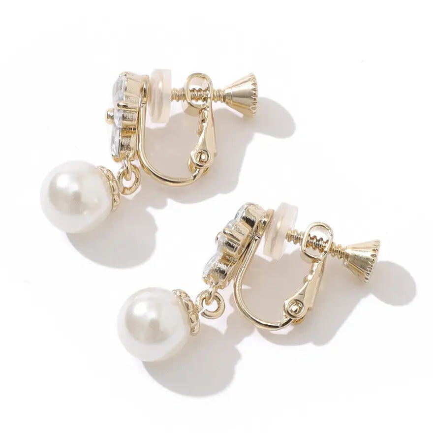 ヘアアクセサリー結婚式パールUピンアクセサリーヘアアクセサリーゲストパーティーヘアアクセゴールドお呼ばれ二次会