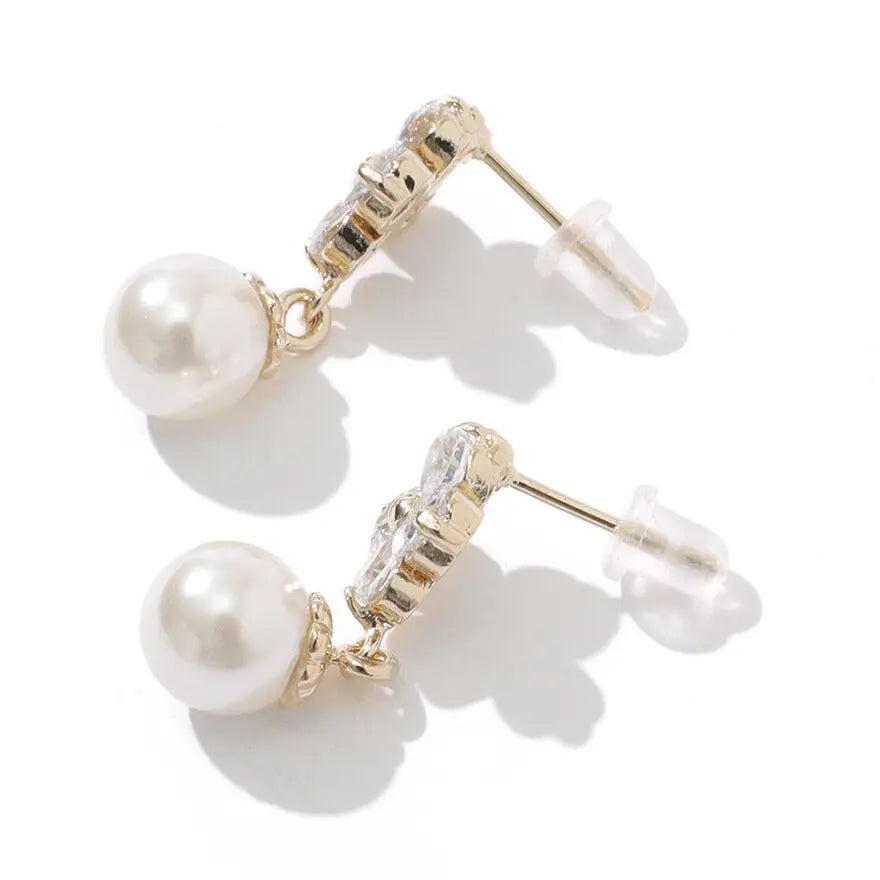 ヘアアクセサリー結婚式パールUピンアクセサリーヘアアクセサリーゲストパーティーヘアアクセゴールドお呼ばれ二次会