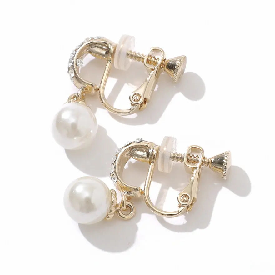 ヘアアクセサリー結婚式パールUピンアクセサリーヘアアクセサリーゲストパーティーヘアアクセゴールドお呼ばれ二次会