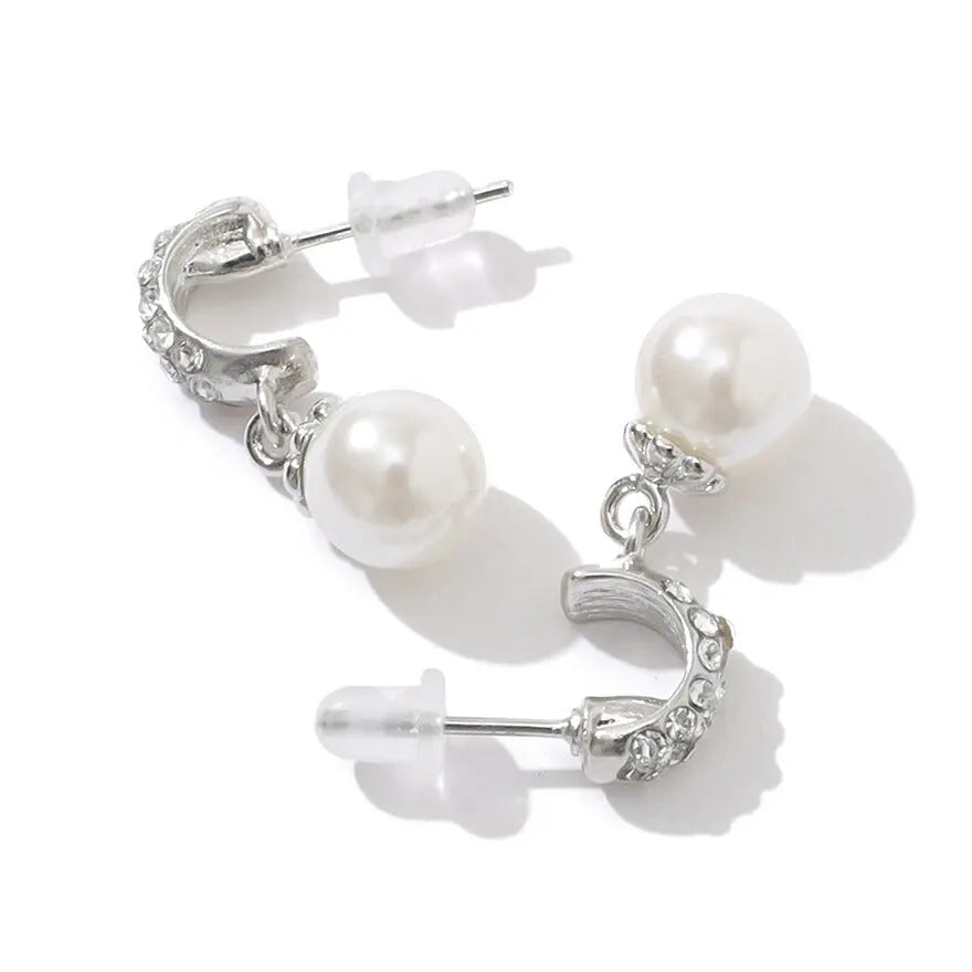 イヤリングピアス結婚式パールアクセサリー大ぶり揺れるゲストウェディングビジューパーティーゴールド/シルバー和装花嫁ボリュームお呼ばれ二次会