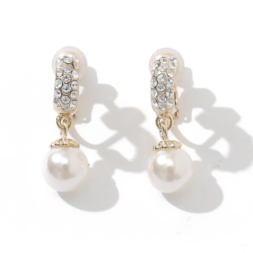 イヤリング ピアス 結婚式 パール アクセサリー  大ぶり 揺れる ゲスト ウェディング ビジュー パーティー ゴールド/シルバー 和装 花嫁 ボリューム お呼ばれ 二次会 パーティードレス通販TwinkleGIrls