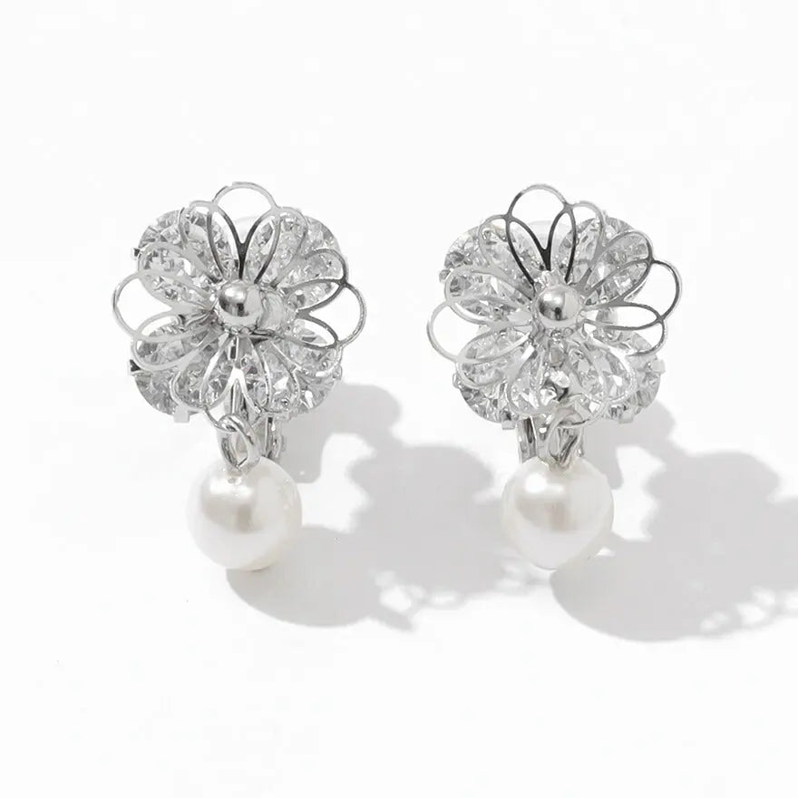 ヘアアクセサリー結婚式パールUピンアクセサリーヘアアクセサリーゲストパーティーヘアアクセゴールドお呼ばれ二次会