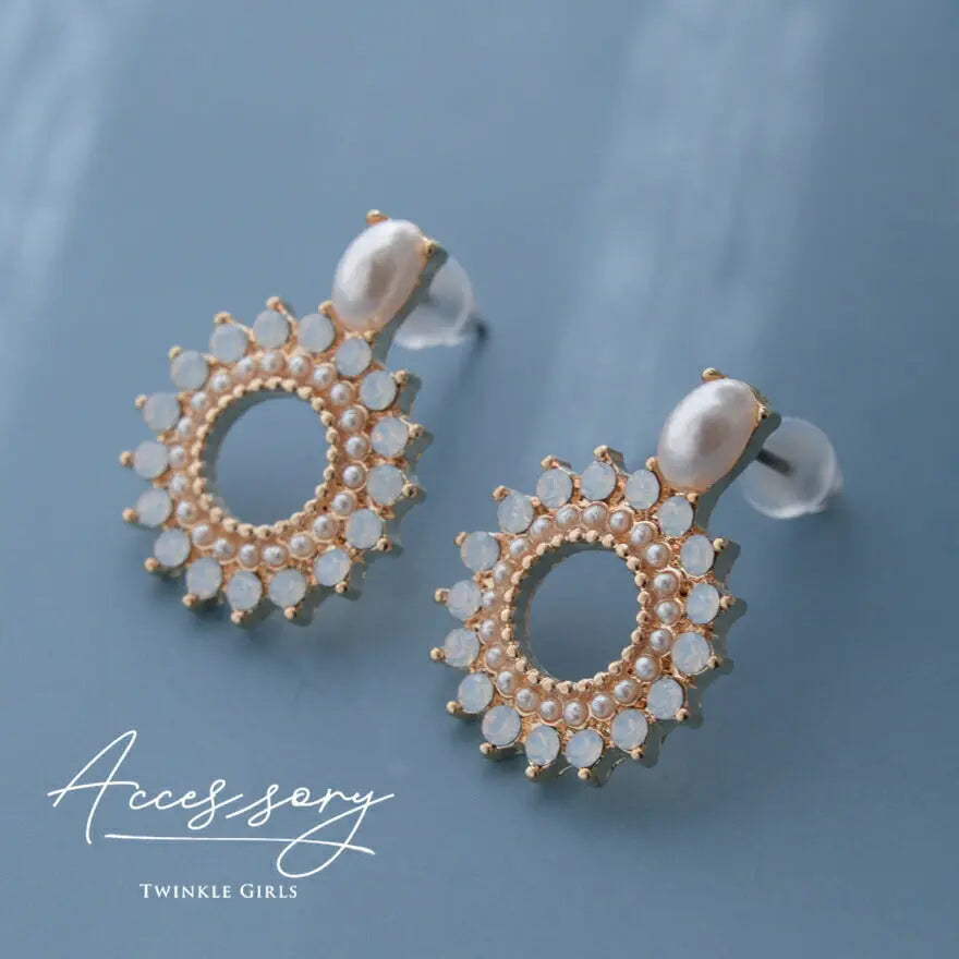 ヘアアクセサリー結婚式パールUピンアクセサリーヘアアクセサリーゲストパーティーヘアアクセゴールドお呼ばれ二次会