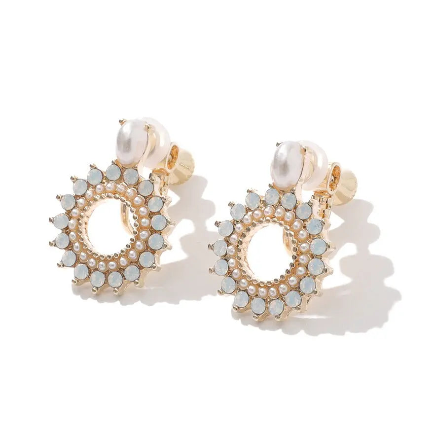 ヘアアクセサリー結婚式パールUピンアクセサリーヘアアクセサリーゲストパーティーヘアアクセゴールドお呼ばれ二次会