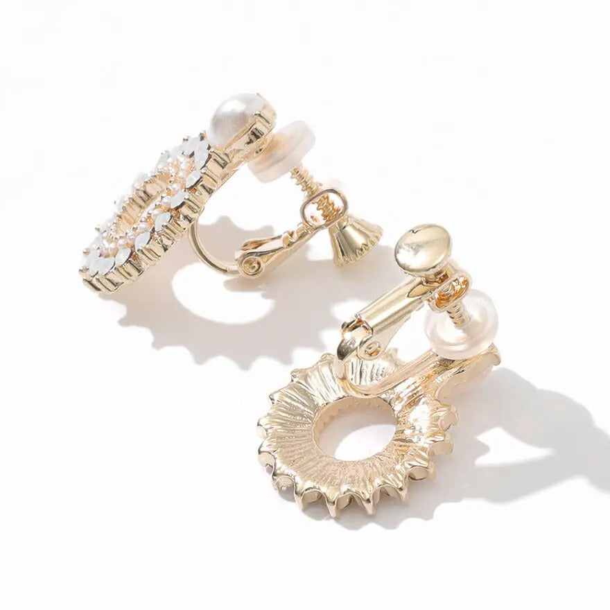 ヘアアクセサリー結婚式パールUピンアクセサリーヘアアクセサリーゲストパーティーヘアアクセゴールドお呼ばれ二次会