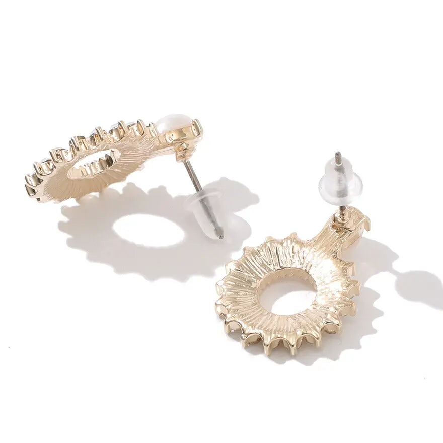 ヘアアクセサリー結婚式パールUピンアクセサリーヘアアクセサリーゲストパーティーヘアアクセゴールドお呼ばれ二次会