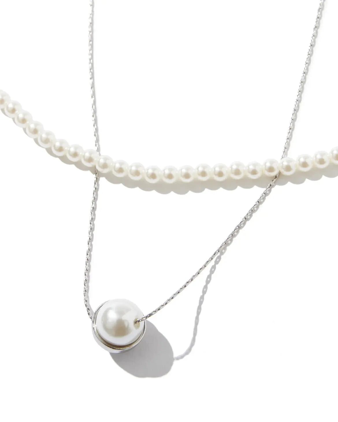 【3%OFFクーポンで3094円】ネックレス結婚式ロングマルチウェイパールアクセサリーマグネットパーティーゴージャスショートレディースチェーンウェディングシンプルボリュームパールネックレス