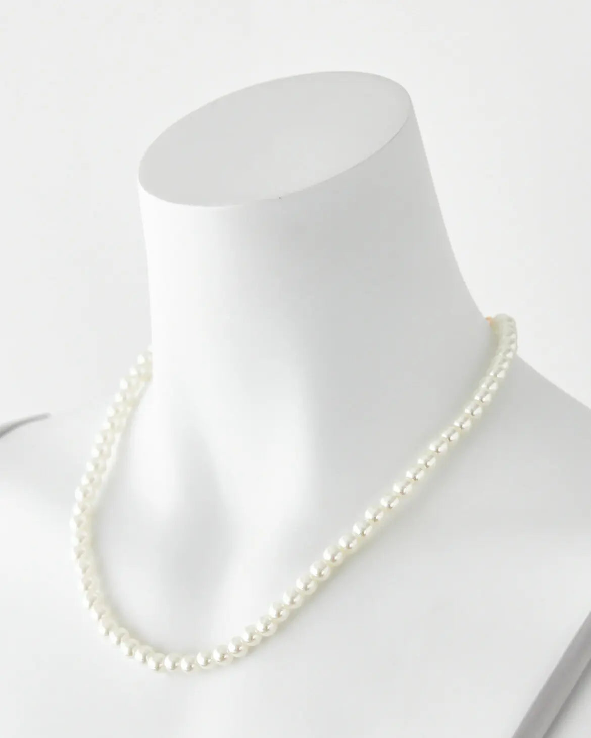 ネックレス結婚式パールアクセサリーパーティーゴージャスショートレディース2連50cm2WAYウェディングシンプルボリュームパールネックレス