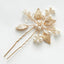 ヘアピンパール結婚式Uピンアクセサリーヘアアクセサリーゲストパーティーヘアピンヘアアクセゴールドお呼ばれ二次会