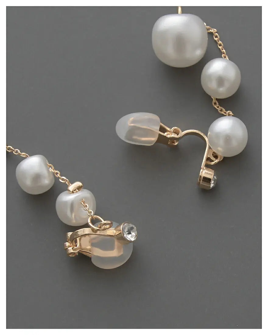 イヤリング 結婚式 アクセサリー  パール お呼ばれ 大ぶり 揺れる ゲスト ウェディング シンプル パーティー 二次会 ゴールド 和装 花嫁 ボリューム お呼ばれ 二次会 パーティードレス通販TwinkleGIrls