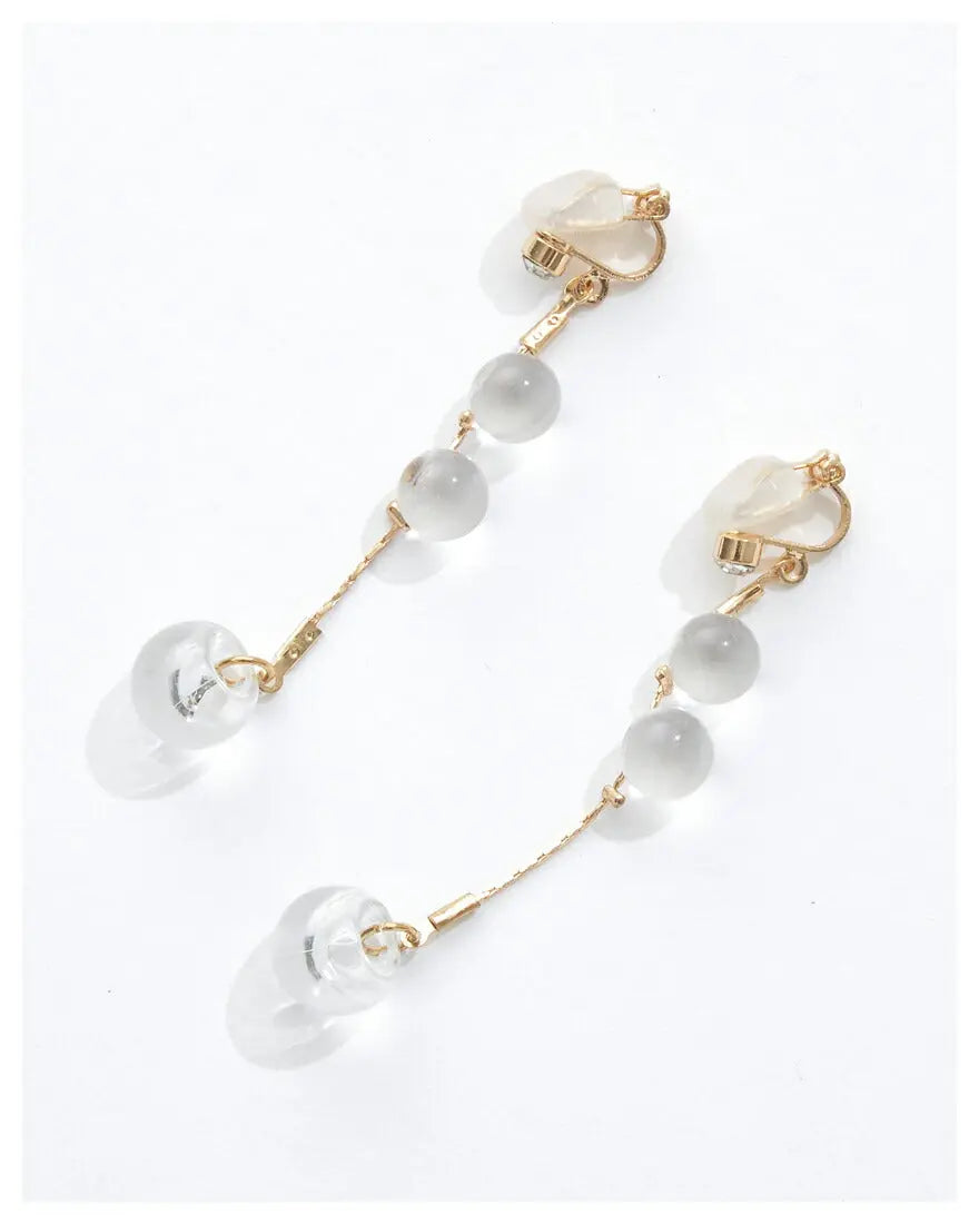 イヤリング 結婚式 アクセサリー  パール以外 お呼ばれ 大ぶり 揺れる ゲスト ウェディング シンプル パーティー 二次会 ゴールド 和装 花嫁 ボリューム お呼ばれ 二次会 パーティードレス通販TwinkleGIrls