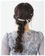 ヘアアクセサリー結婚式パールUピンアクセサリーヘアアクセサリーゲストパーティーヘアアクセゴールドお呼ばれ二次会