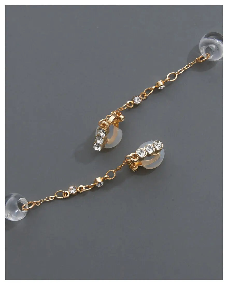 ヘアアクセサリー結婚式パールUピンアクセサリーヘアアクセサリーゲストパーティーヘアアクセゴールドお呼ばれ二次会