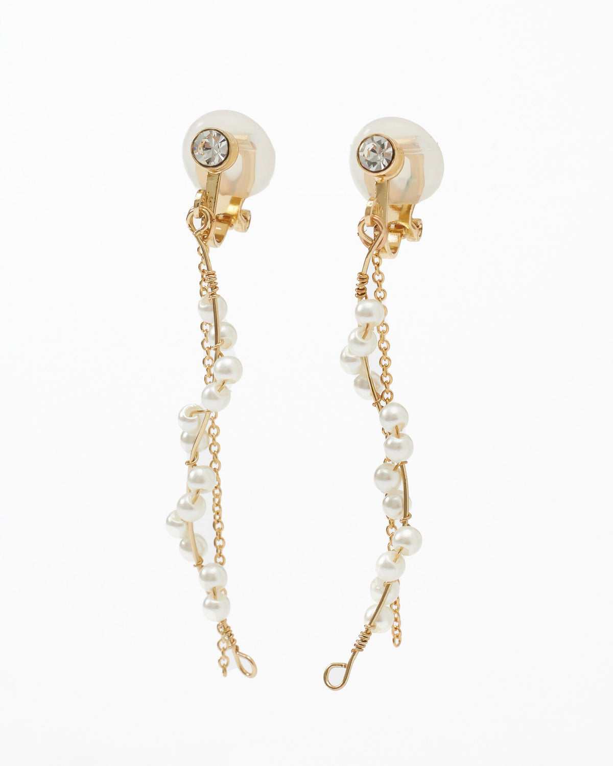 ヘアアクセサリー結婚式パールUピンアクセサリーヘアアクセサリーゲストパーティーヘアアクセゴールドお呼ばれ二次会