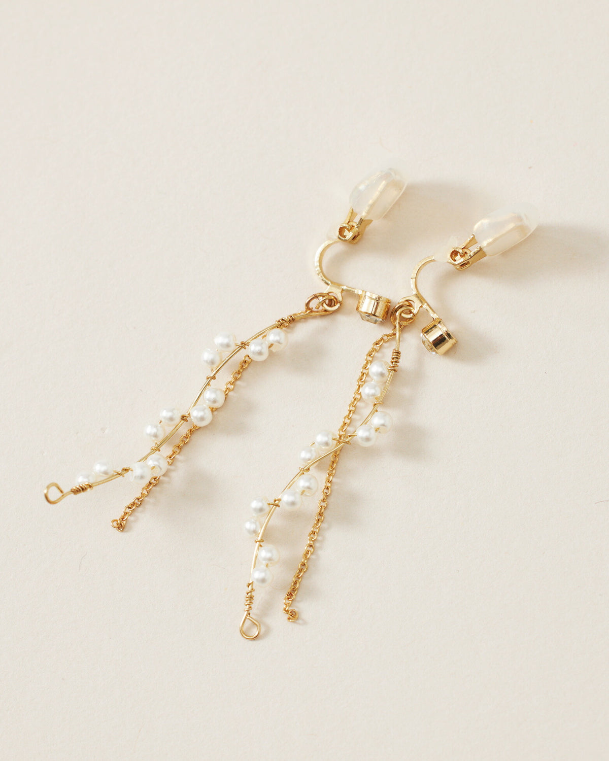 ヘアアクセサリー結婚式パールUピンアクセサリーヘアアクセサリーゲストパーティーヘアアクセゴールドお呼ばれ二次会