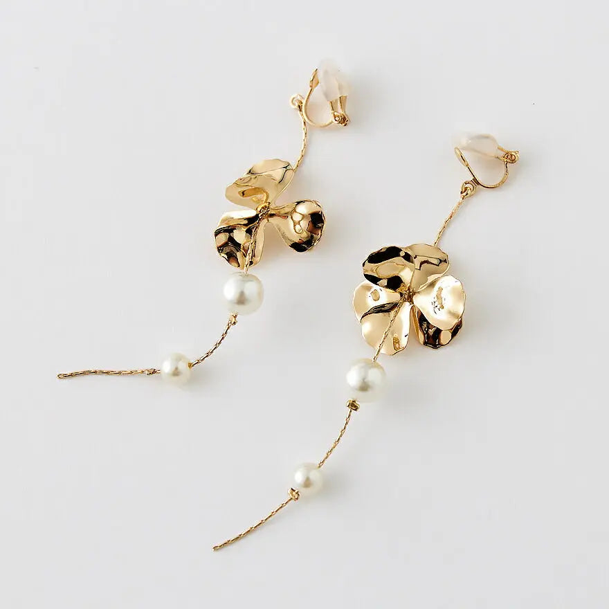 ヘアアクセサリー結婚式パールUピンアクセサリーヘアアクセサリーゲストパーティーヘアアクセゴールドお呼ばれ二次会