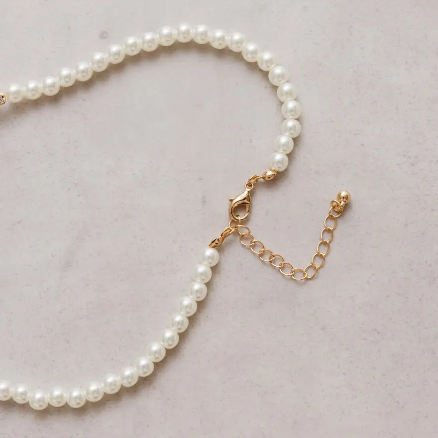 ネックレス結婚式パールアクセサリーパーティーゴージャスショートレディース2連50cm2WAYウェディングシンプルボリュームパールネックレス