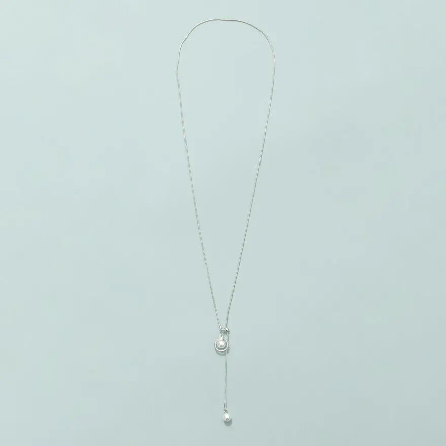 ネックレス 結婚式 ロング パール アクセサリー スネークチェーン パーティー ゴージャス ショート レディース  チェーン ウェディング シンプル ボリューム パールネックレス パーティードレス通販TwinkleGIrls