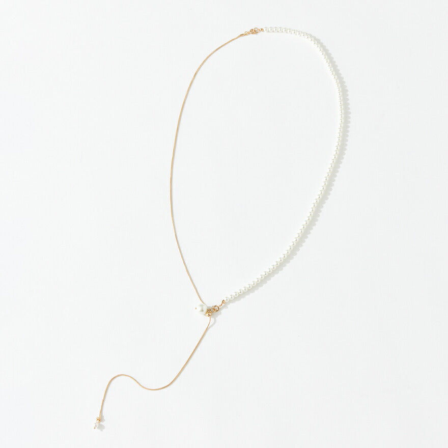 【3%OFFクーポンで3094円】ネックレス結婚式ロングマルチウェイパールアクセサリーマグネットパーティーゴージャスショートレディースチェーンウェディングシンプルボリュームパールネックレス