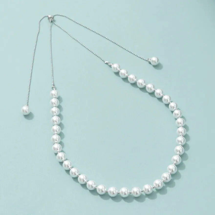 【3%OFFクーポンで3094円】ネックレス結婚式ロングマルチウェイパールアクセサリーマグネットパーティーゴージャスショートレディースチェーンウェディングシンプルボリュームパールネックレス