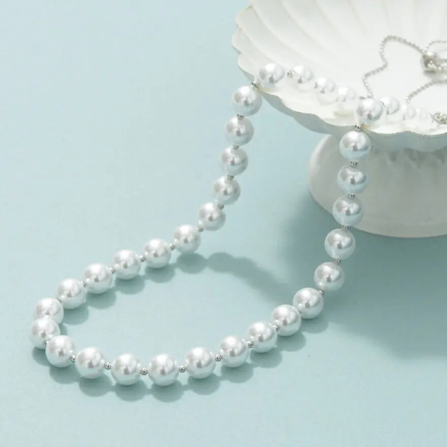 ネックレス 結婚式 ロング マルチウェイ パール アクセサリー  パーティー ゴージャス ショート レディース  チェーン ウェディング シンプル ボリューム パールネックレス パーティードレス通販TwinkleGIrls