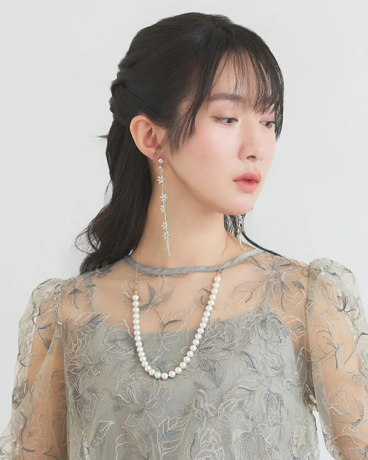 ネックレス 結婚式 ロング マルチウェイ パール アクセサリー  パーティー ゴージャス ショート レディース  チェーン ウェディング シンプル ボリューム パールネックレス パーティードレス通販TwinkleGIrls