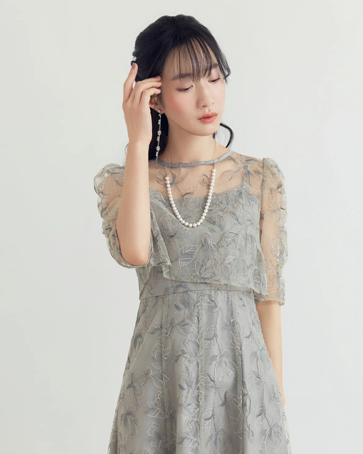 ネックレス 結婚式 ロング マルチウェイ パール アクセサリー  パーティー ゴージャス ショート レディース  チェーン ウェディング シンプル ボリューム パールネックレス パーティードレス通販TwinkleGIrls