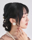 ヘアアクセサリー結婚式パールUピンアクセサリーヘアアクセサリーゲストパーティーヘアアクセゴールドお呼ばれ二次会