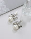 TwinkleGirls イヤリング レディース 結婚式 卒業式 入学式 お呼ばれ オールシーズン 痛くなりにくい クリップ式 大ぶり フラワー パール 揺れる ゴールド/シルバー accessory0260 パーティードレス通販TwinkleGirls