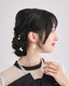 ヘアアクセサリー結婚式パールUピンアクセサリーヘアアクセサリーゲストパーティーヘアアクセゴールドお呼ばれ二次会