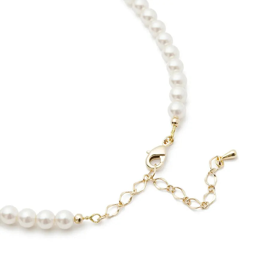 ネックレス結婚式パールアクセサリーパーティーゴージャスショートレディース2連50cm2WAYウェディングシンプルボリュームパールネックレス