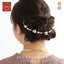 ヘアアクセサリー結婚式パールUピンアクセサリーヘアアクセサリーゲストパーティーヘアアクセゴールドお呼ばれ二次会