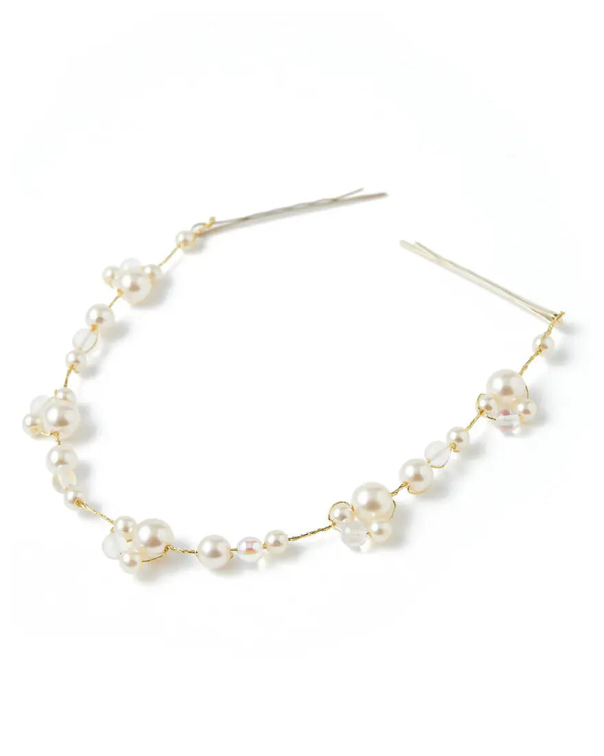 結婚式 ヘアアクセサリー パール ヘッドドレス ウェディング ヘアーアクセサリー お呼ばれ ゲスト ヘアピン パーティー ヘアアクセ 浴衣 着物 和装 花嫁 髪飾り 二次会 パーティードレス通販TwinkleGIrls