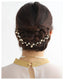 ヘアアクセサリー結婚式パールUピンアクセサリーヘアアクセサリーゲストパーティーヘアアクセゴールドお呼ばれ二次会