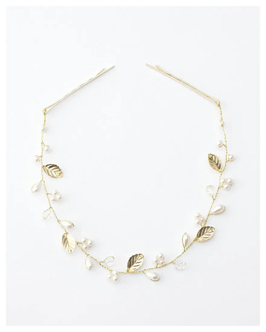 結婚式ヘアアクセサリーパールヘッドドレスウェディングヘアーアクセサリーお呼ばれゲストヘアピンパーティーヘアアクセ浴衣着物和装花嫁髪飾り二次会