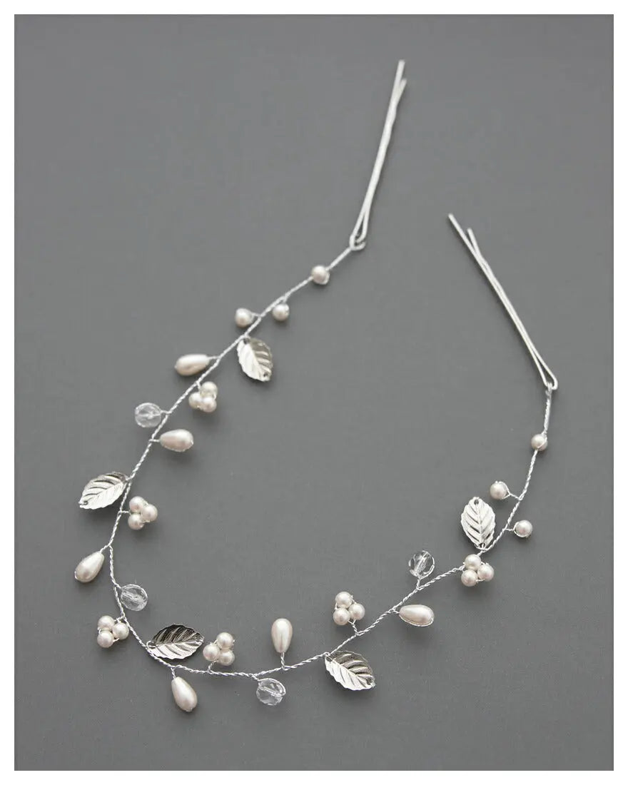 ヘアアクセサリー結婚式パールUピンアクセサリーヘアアクセサリーゲストパーティーヘアアクセゴールドお呼ばれ二次会