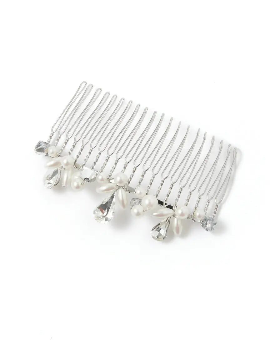 ヘアアクセサリー結婚式パールUピンアクセサリーヘアアクセサリーゲストパーティーヘアアクセゴールドお呼ばれ二次会