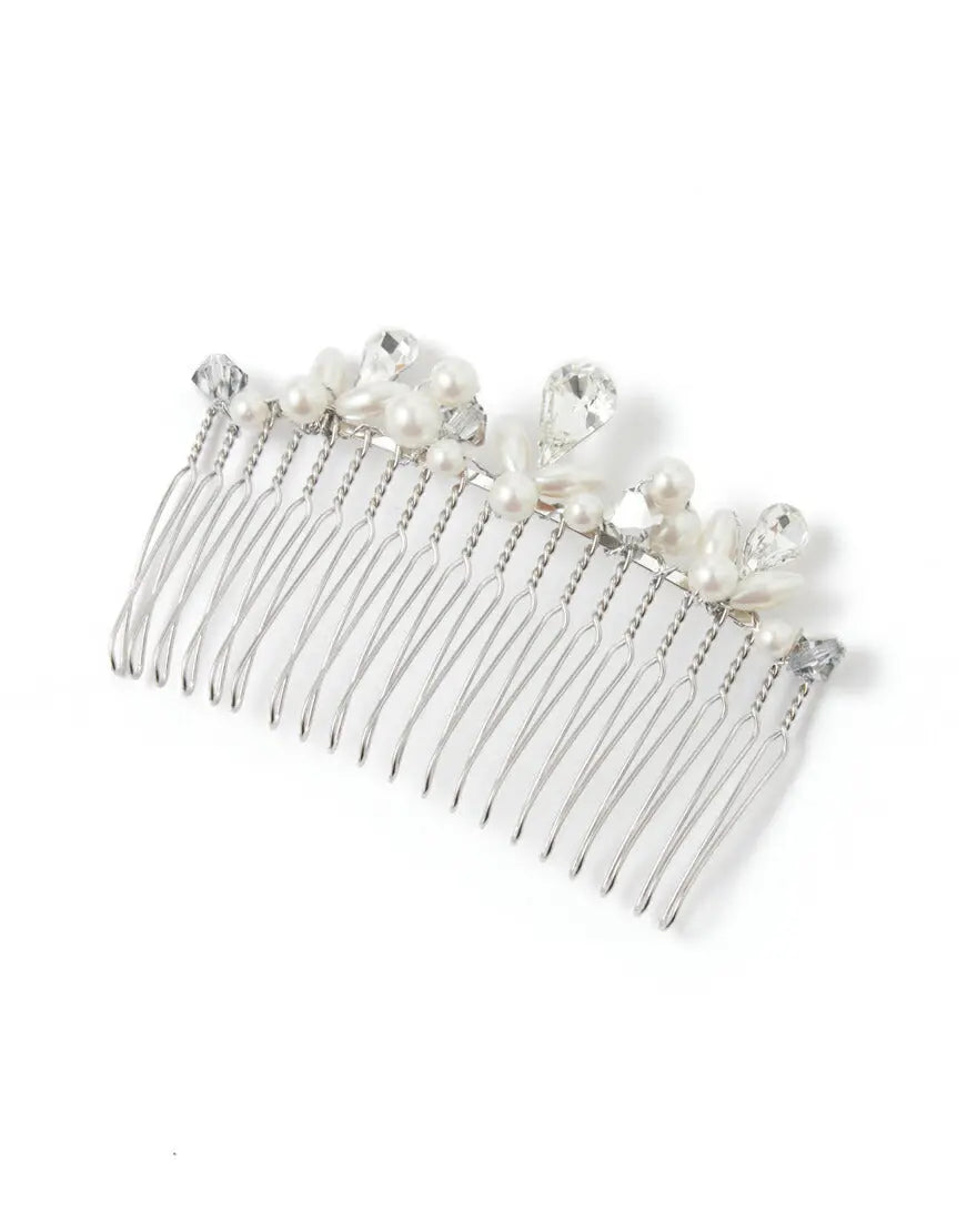 ヘアアクセサリー結婚式パールUピンアクセサリーヘアアクセサリーゲストパーティーヘアアクセゴールドお呼ばれ二次会