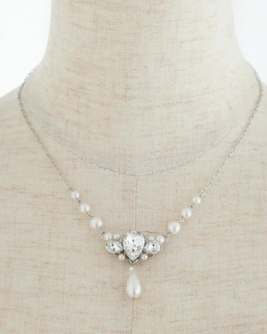 ネックレス結婚式パールアクセサリーパーティーゴージャスショートレディース2連50cm2WAYウェディングシンプルボリュームパールネックレス