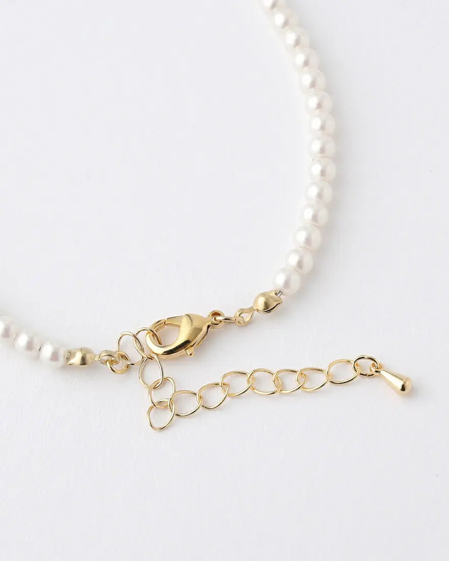 ネックレス結婚式パールアクセサリーパーティーゴージャスショートレディース2連50cm2WAYウェディングシンプルボリュームパールネックレス