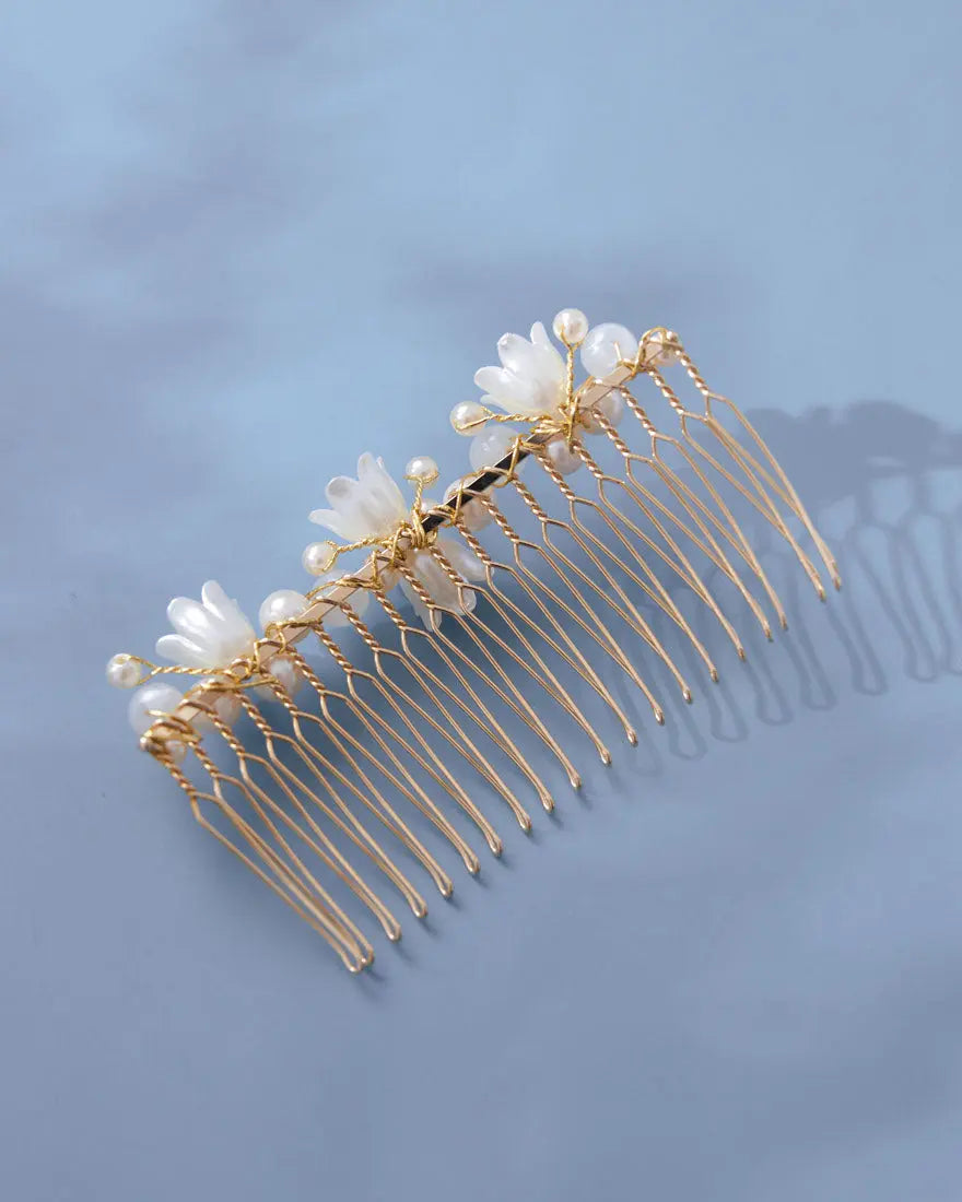 ヘアアクセサリー 結婚式 パール コーム ウェディング アクセサリー ヘアアクセサリー ゲスト ヘアピン パーティー ヘアアクセ 浴衣 着物 和装 花嫁 髪飾り お呼ばれ 二次会 パーティードレス通販TwinkleGIrls