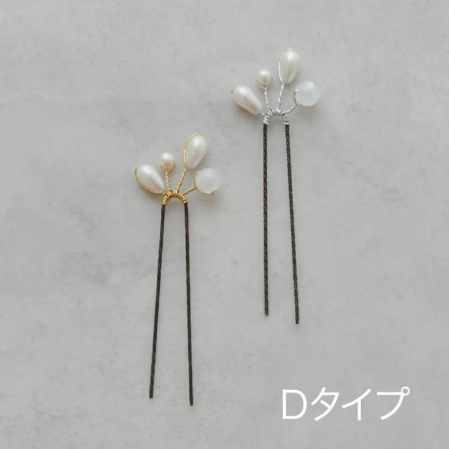 結婚式 ヘアアクセサリー パール ヘアピン お花モチーフ ヘアーアクセサリー お呼ばれ ウェディング ゲスト ヘアピン パーティー ヘアアクセ 浴衣 着物 和装 髪飾り 二次会 パーティードレス通販TwinkleGIrls