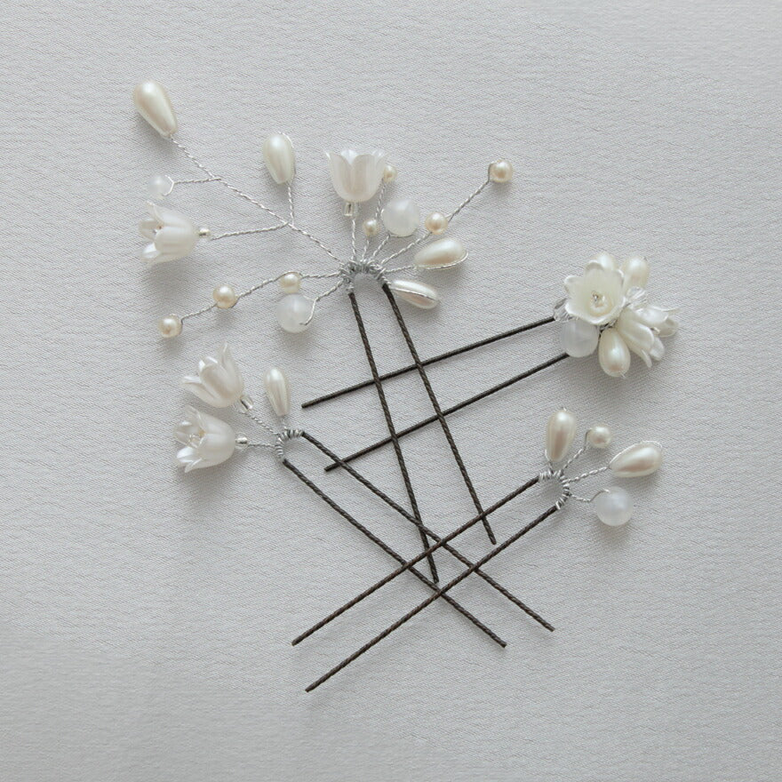結婚式ヘアアクセサリーパールヘアピンウェディングヘアーアクセサリーお呼ばれゲストヘアピンパーティーヘアアクセ浴衣着物和装花嫁髪飾り二次会