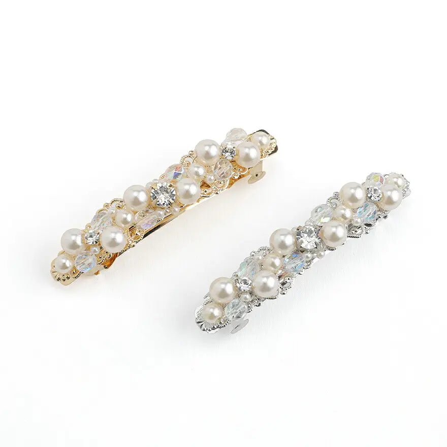 ヘアアクセサリーヘアクリップパール結婚式ウェディングアクセサリーヘアアクセサリーゲストヘアピンパーティーヘアアクセ浴衣着物和装花嫁髪飾りお呼ばれ二次会