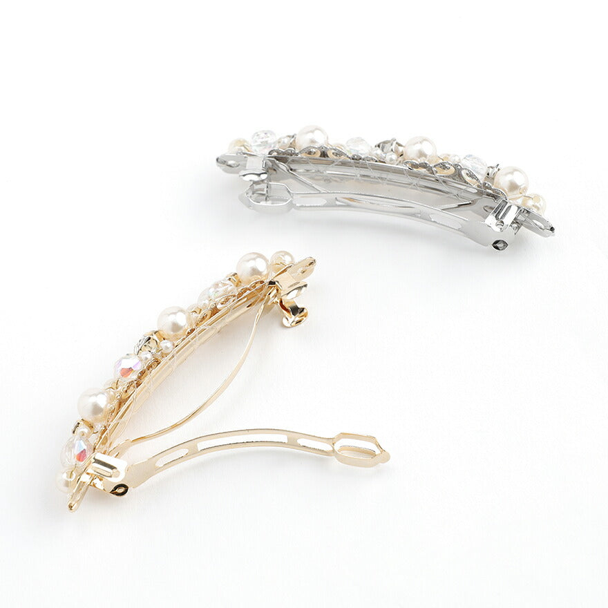 ヘアアクセサリーヘアクリップパール結婚式ウェディングアクセサリーヘアアクセサリーゲストヘアピンパーティーヘアアクセ浴衣着物和装花嫁髪飾りお呼ばれ二次会