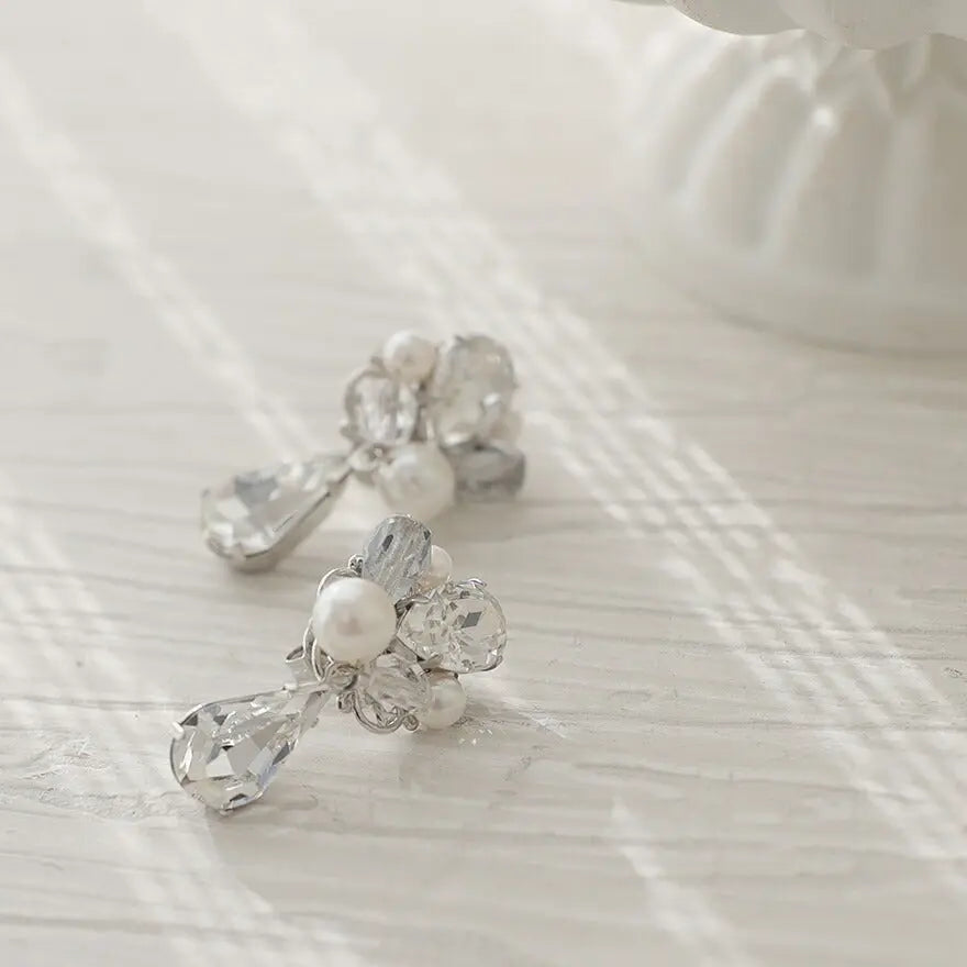 ヘアアクセサリー結婚式パールUピンアクセサリーヘアアクセサリーゲストパーティーヘアアクセゴールドお呼ばれ二次会